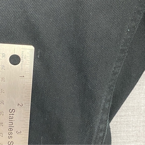 Denver Hayes Bootcut Jeans Size 38 X 30 100% Cotton Black - Picture 10 of 12